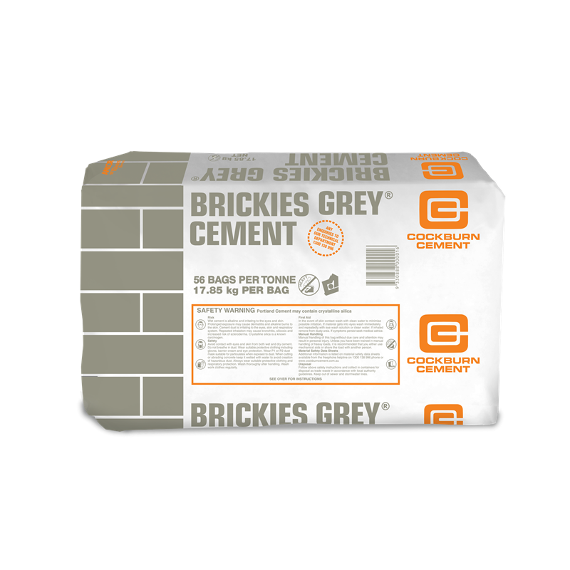 Cockburn Brickies Grey 20kg Cockburn Brickies Grey 20kg