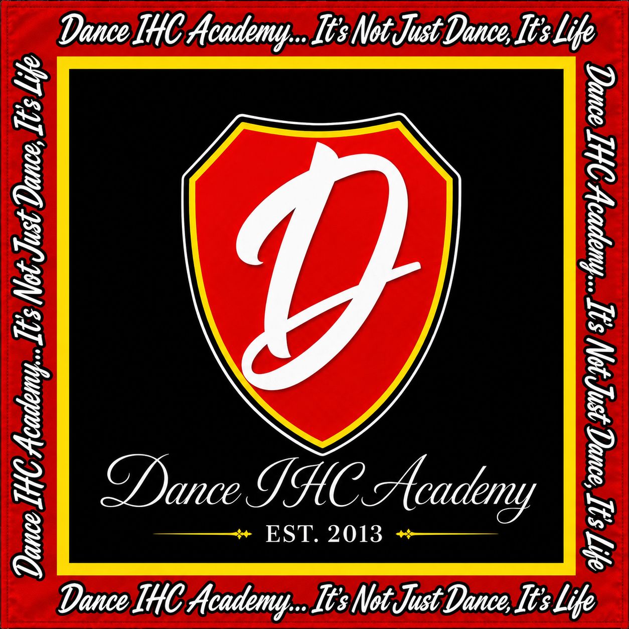 The DanceIHC Academy Establishment Scarf