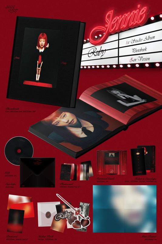 JENNIE 1st Studio Album [Ruby]