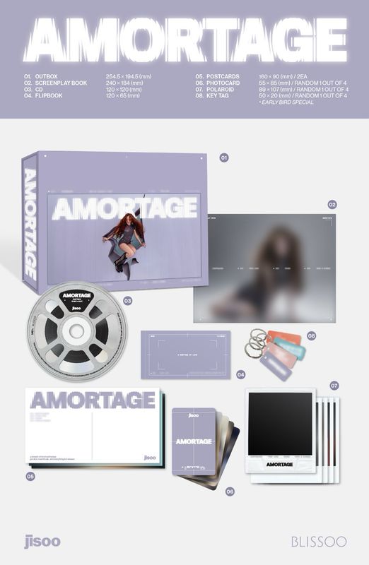 JISOO MINI ALBUM [AMORTAGE]