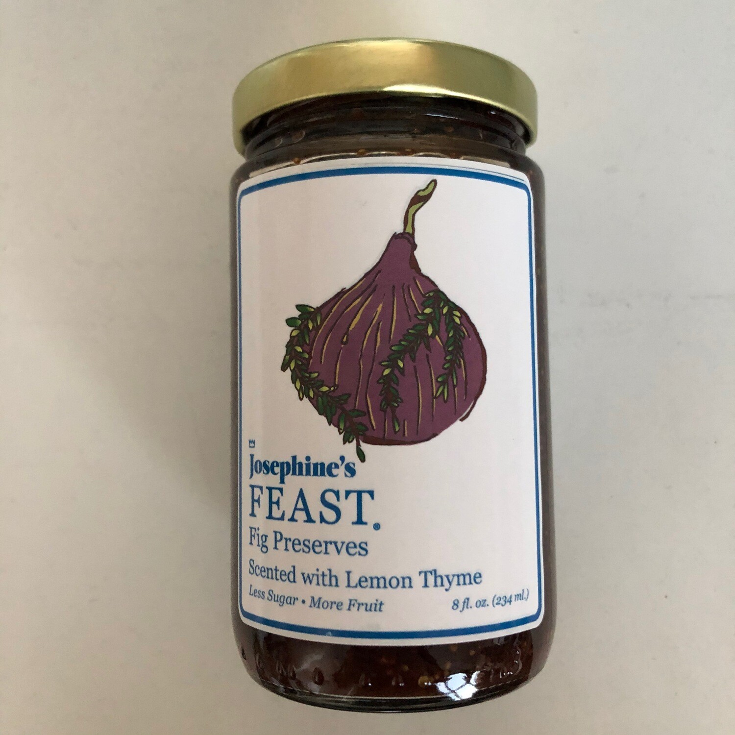 Fig Preserves Scented with Lemon Thyme 8oz