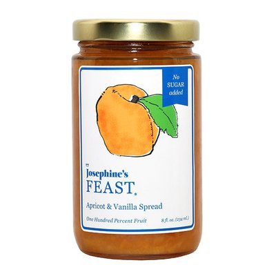 Apricot and Vanilla Bean Sugarless Fruit Spread