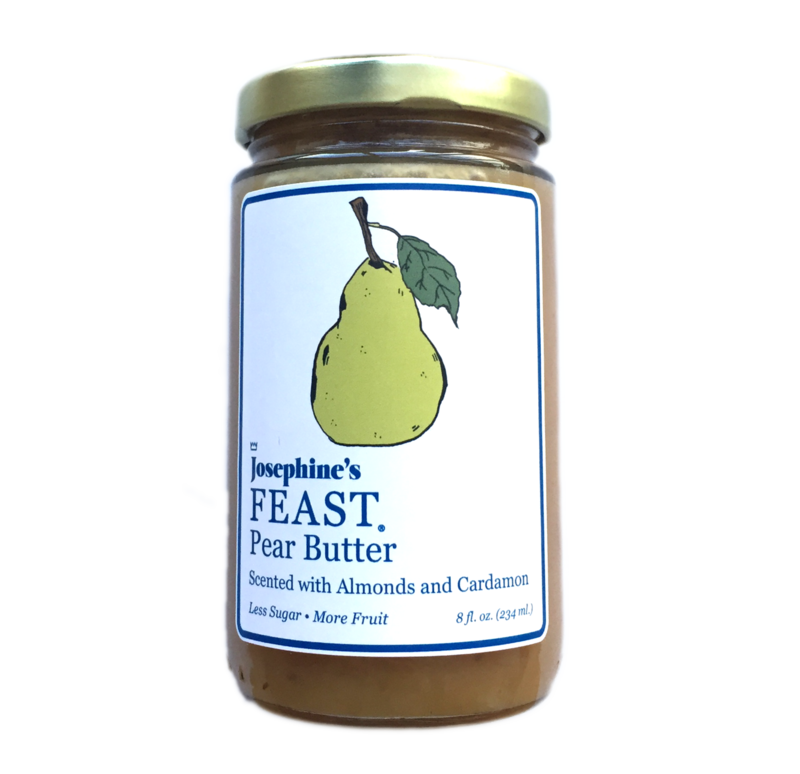 Pear Butter scented with Almond and Cardamon