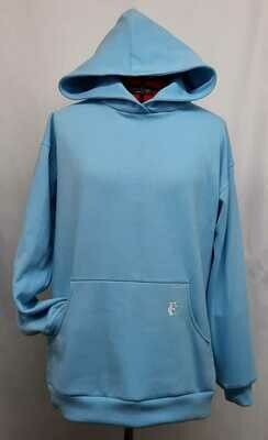 Sudadera lisa con capucha