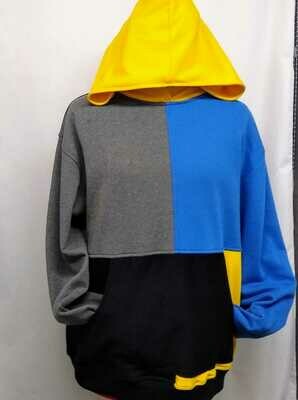 Sudadera multicolor unisex