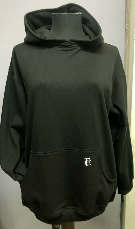 Sudadera negra unisex