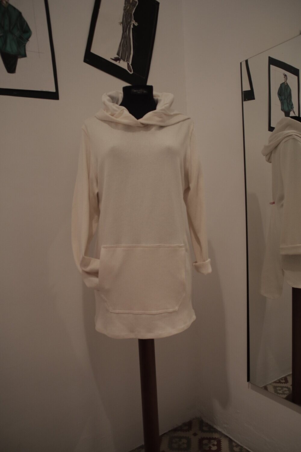 Sudadera larga