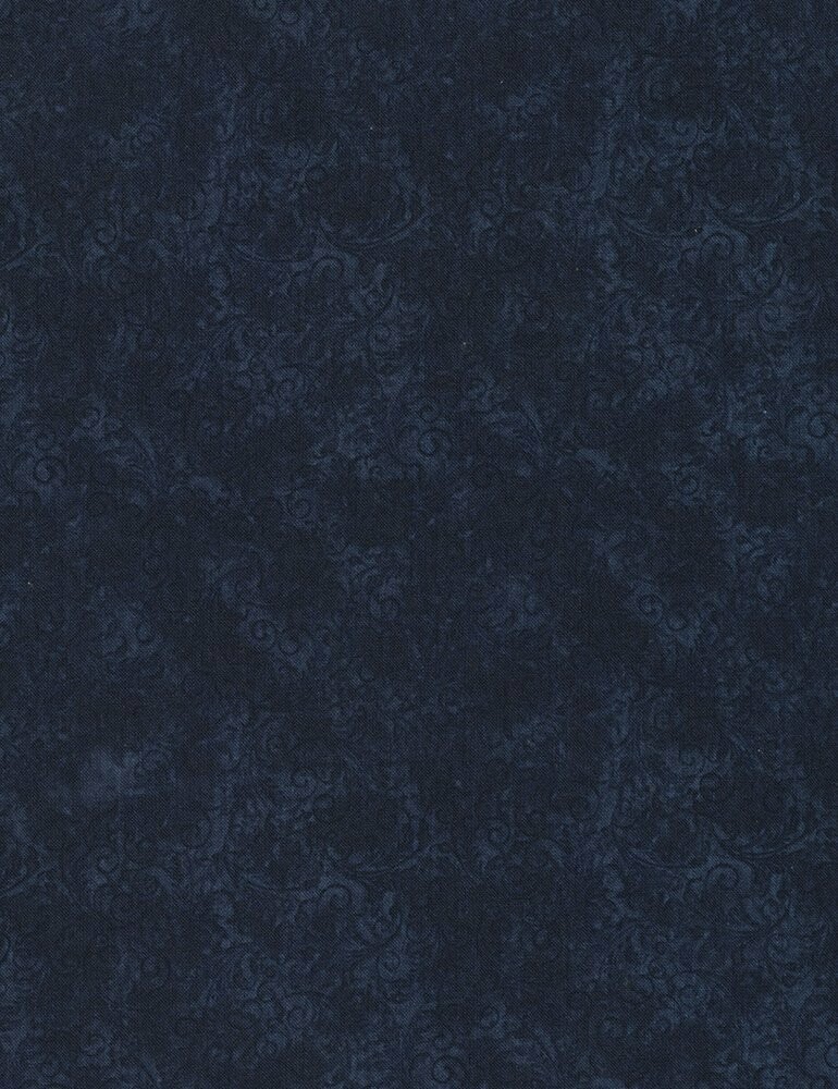 Patchworkstoff Echo-C Basic, Ranken, marineblau, 14,00 €/m*
