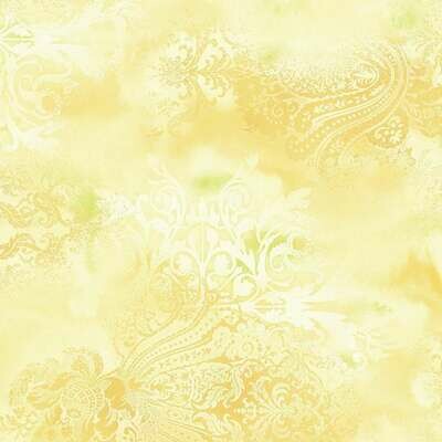Patchworkstoff Benartex Dreamscape, Ornamente & Ranken, hellgelb, 17,00 €/m Patchworkstoff Benartex Dreamscape, Ornamente & Ranken, hellgelb, 17,00 €/m