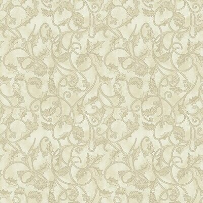19,50/m, Beeren Stoff, Ornamente, Blätter, Romantik, englisch, Baumwollstoff, Patchwork, Winterberry Cream