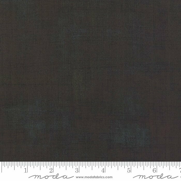 Patchworkstoff "Moda Grunge Expresso" mit Schraffierungen, dunkelbraun-schwarz-grau meliert, 19,00 €/m