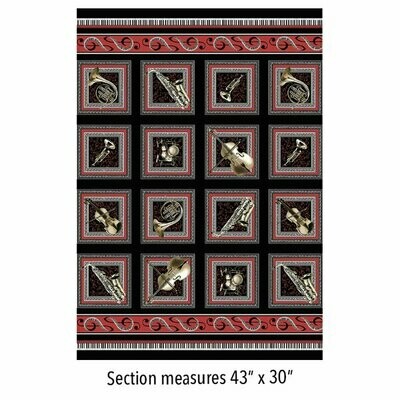60cm Kanvas Musical Moments Panel* 60cm Kanvas Musical Moments Panel*