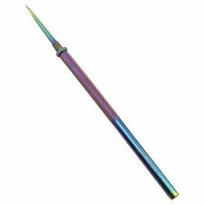 Ahle Ahle "Stiletto", 6 inch, Regenbogenfarben, Tula Pink Hardware