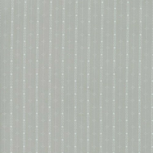 17,50/m, Stoff, Streifen, Linien, "Country Christmas", weiß-gestreift auf grau, Baumwollstoff, Patchworkstoff