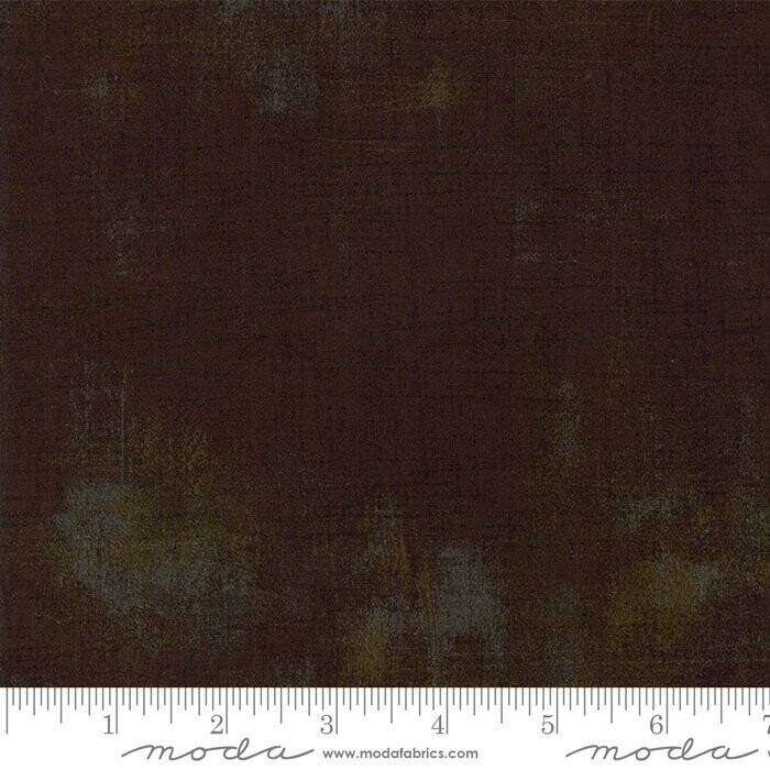 Fat Quarter "Moda Grunge Bison" 55 x 50 cm mit Schraffierungen, braun-grau meliert, 19,60 €/m*