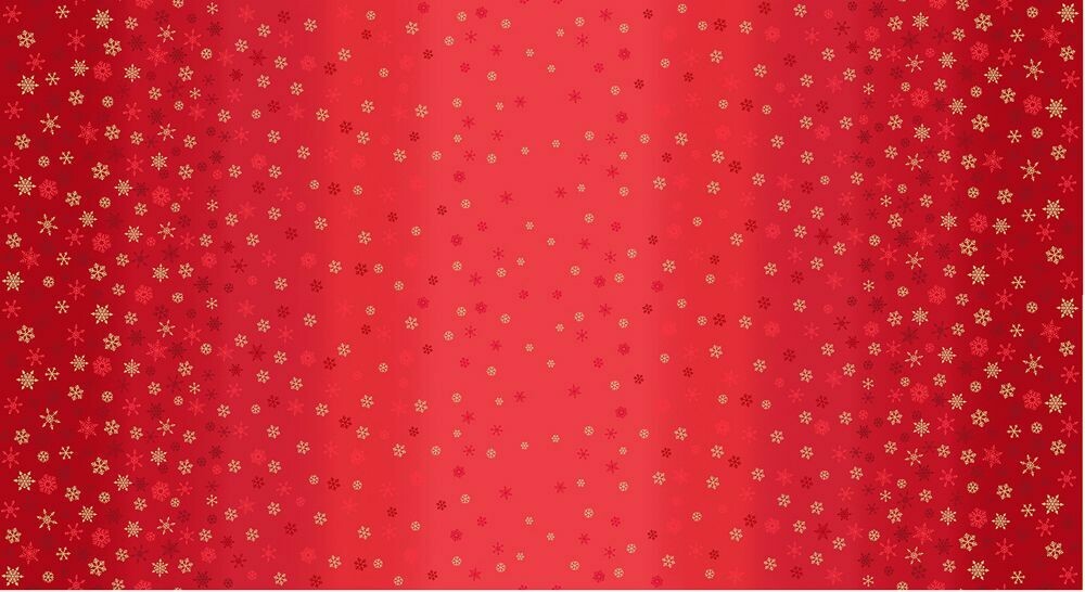 19,00/m Ombre Snowflake red