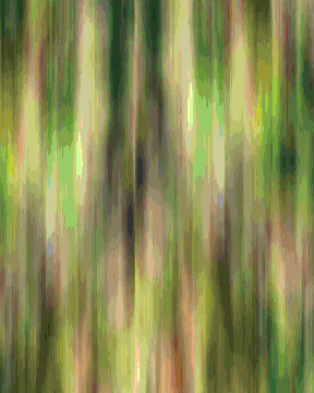 Patchworkstoff "Fleurish Green", Streifen & Holzmuster mit Farbverlauf, grün
