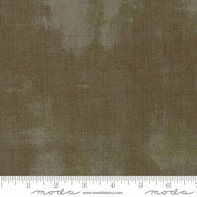 Patchworkstoff "Moda Grunge Acorn" mit Schraffierungen, nougat-braun-umbra meliert, 19,00 €/m*