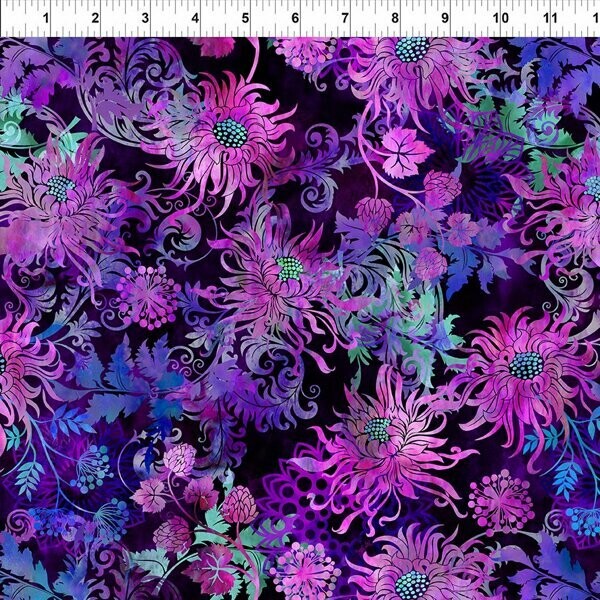 20,00/m, FLORAGRAPHIX V Allover Floral Purple*
