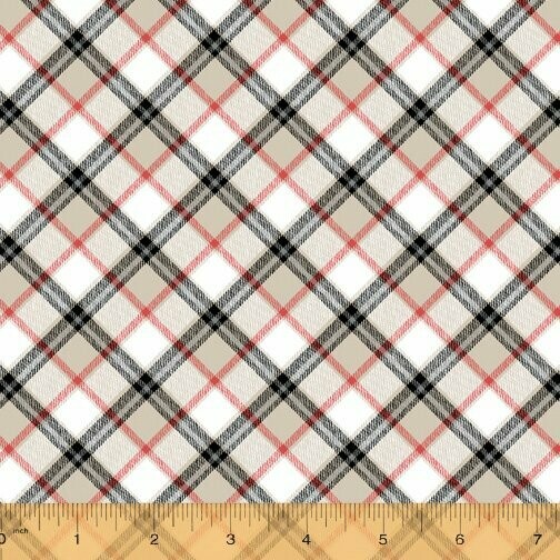 Patchworkstoff "London Plaids", Karos, beige, 18,00 €/m