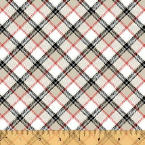 Patchworkstoff "London Plaids", Karos, beige, 18,00 €/m