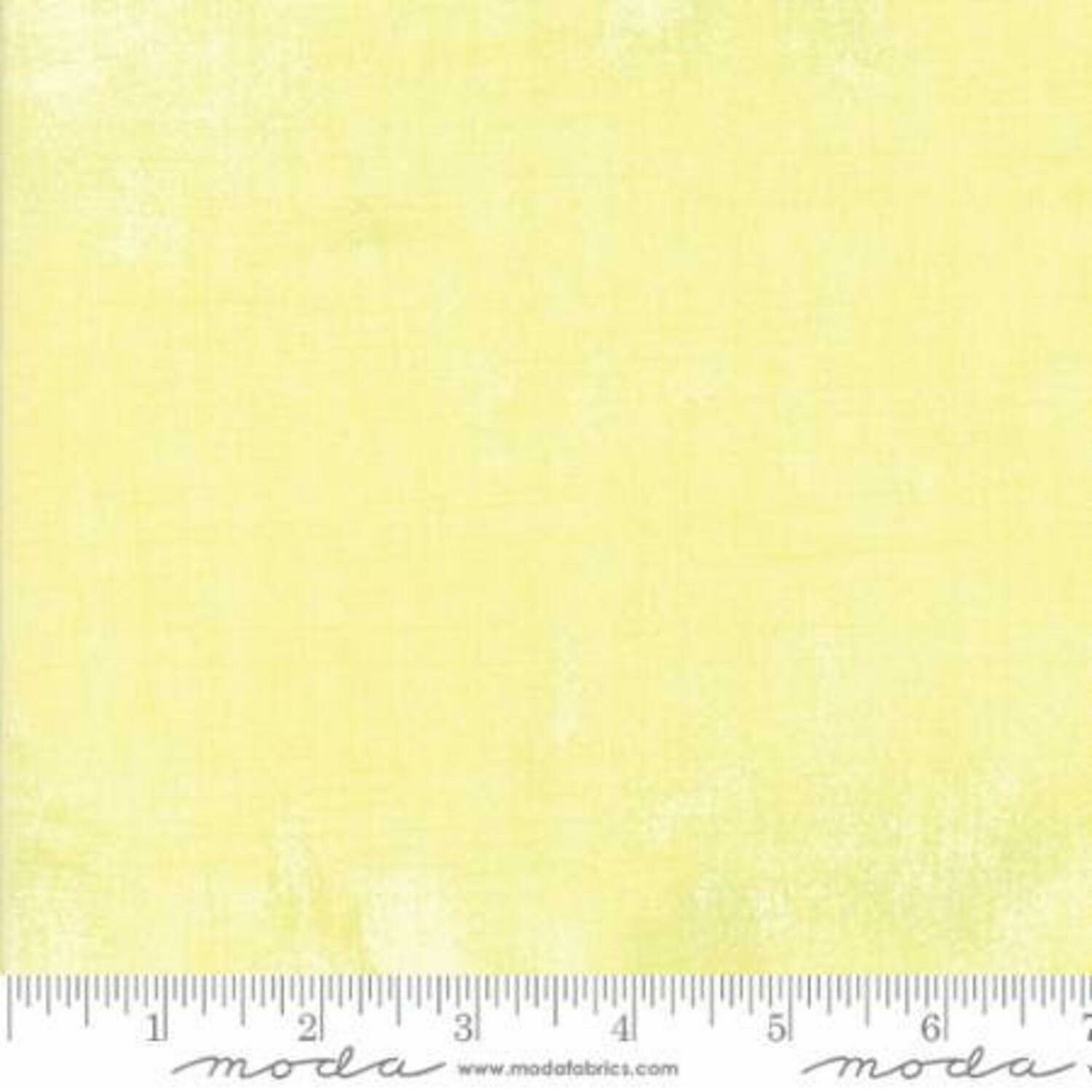 REST 95 cm, Patchworkstoff "Moda Grunge Honeydew" mit Schraffierungen, gelb-weiß meliert, 16,84 €/m