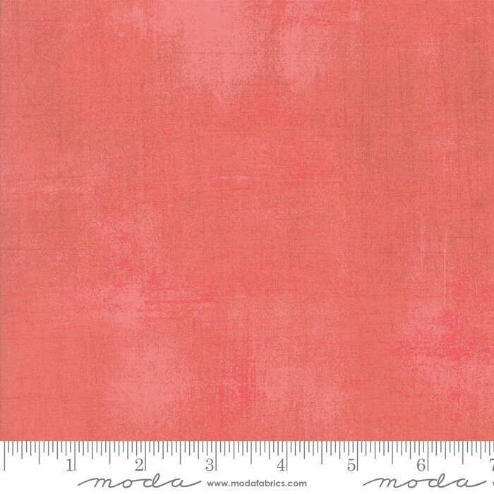 Patchworkstoff "Moda Grunge Mango" mit Schraffierungen, rosa-orange meliert, 19,00 €/m