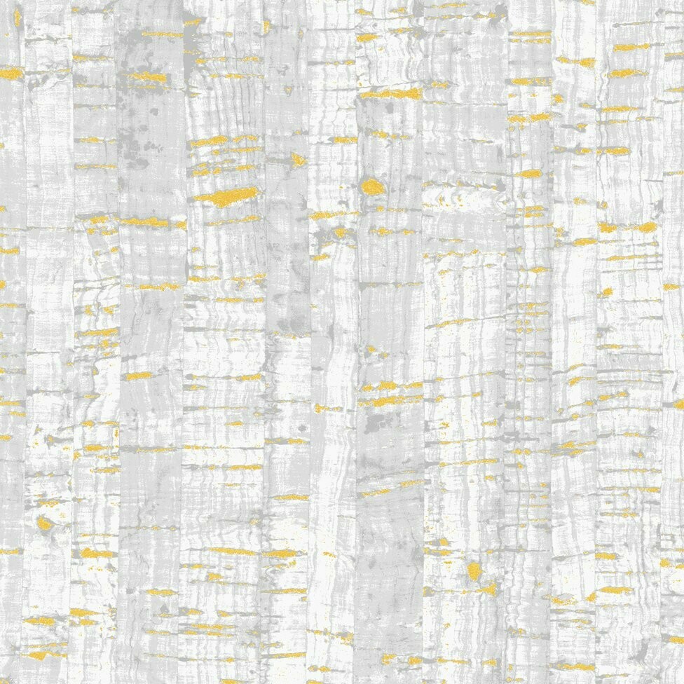 Patchworkstoff "Uncorked", Birch, Korkoptik, hellgrau-gold, 19,50 €/m*