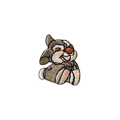 Disney-Applikation Disney-Applikation "Hase Klopfer©", natur dunkel