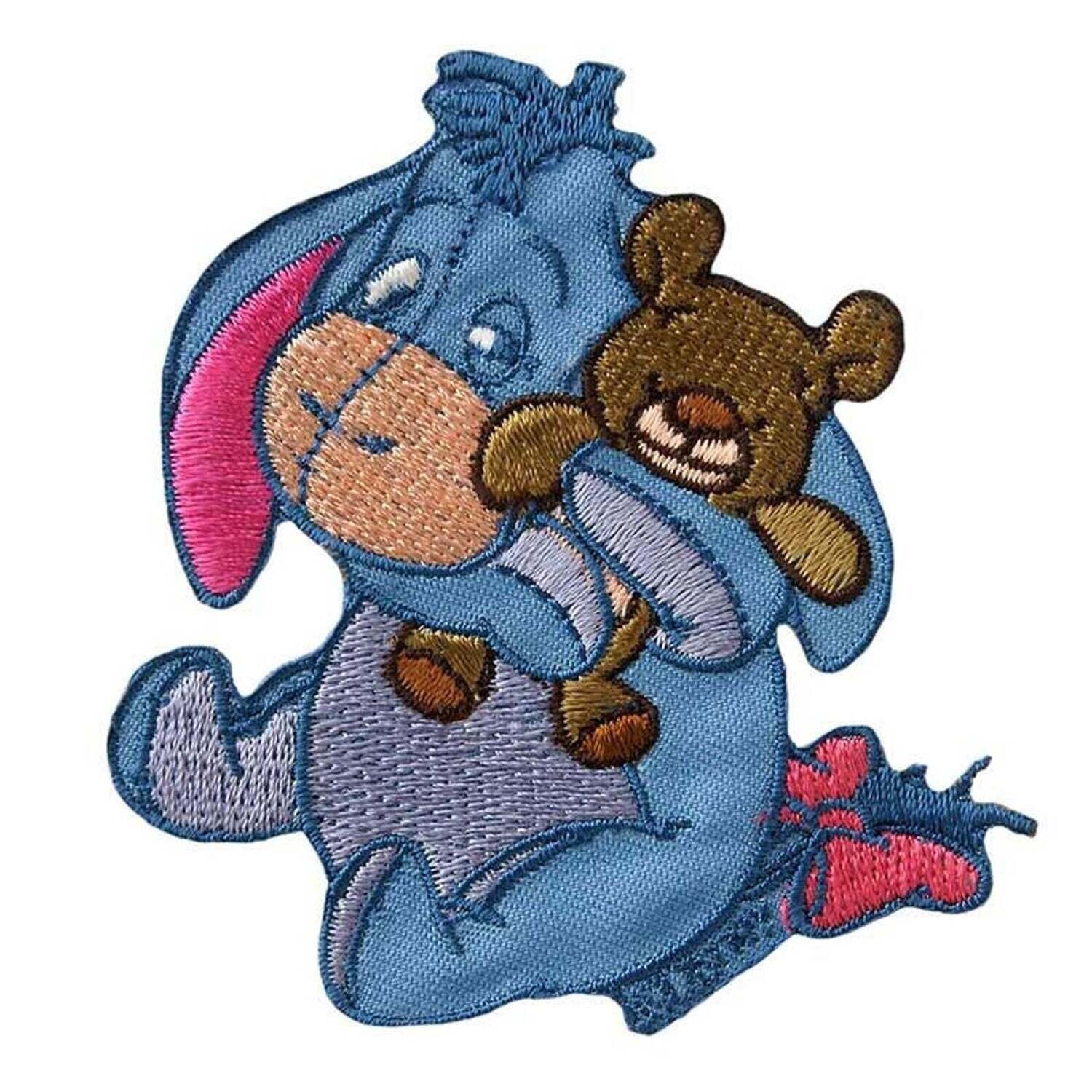 Disney-Applikation "I-Aah© mit Teddybär", taubenblau