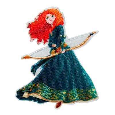 Disney Prinzessinnen-Applikation Disney Prinzessinnen-Applikation "Merida© ", moosgrün