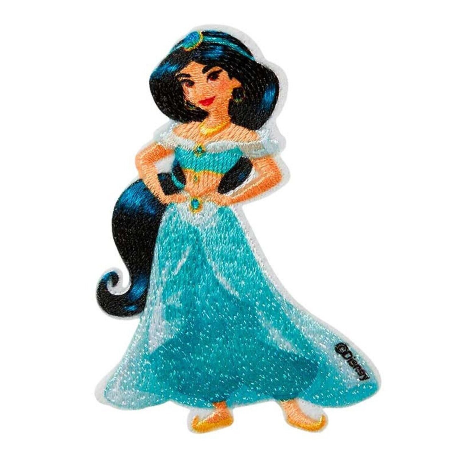 Disney Prinzessinnen-Applikation "Jasmin© ", türkisblau