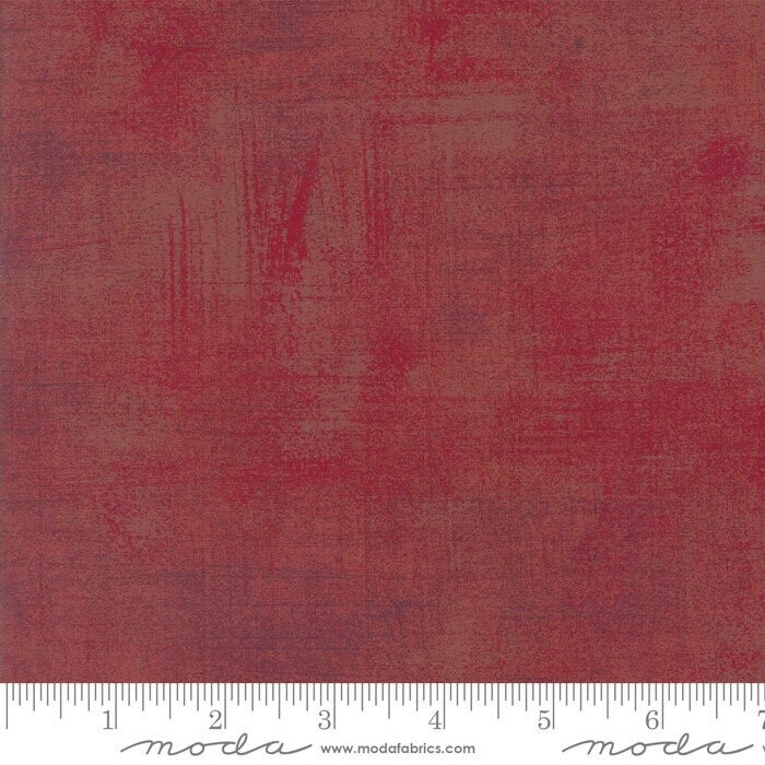Patchworkstoff "Moda Grunge Mineral Rose" mit Schraffierungen, rot-altrosa meliert, 19,00 €/m*
