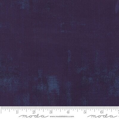 REST 90 cm, Patchworkstoff REST 90 cm, Patchworkstoff "Moda Grunge Eggplant" mit Schraffierungen, lila-blau meliert, 18,33 €/m