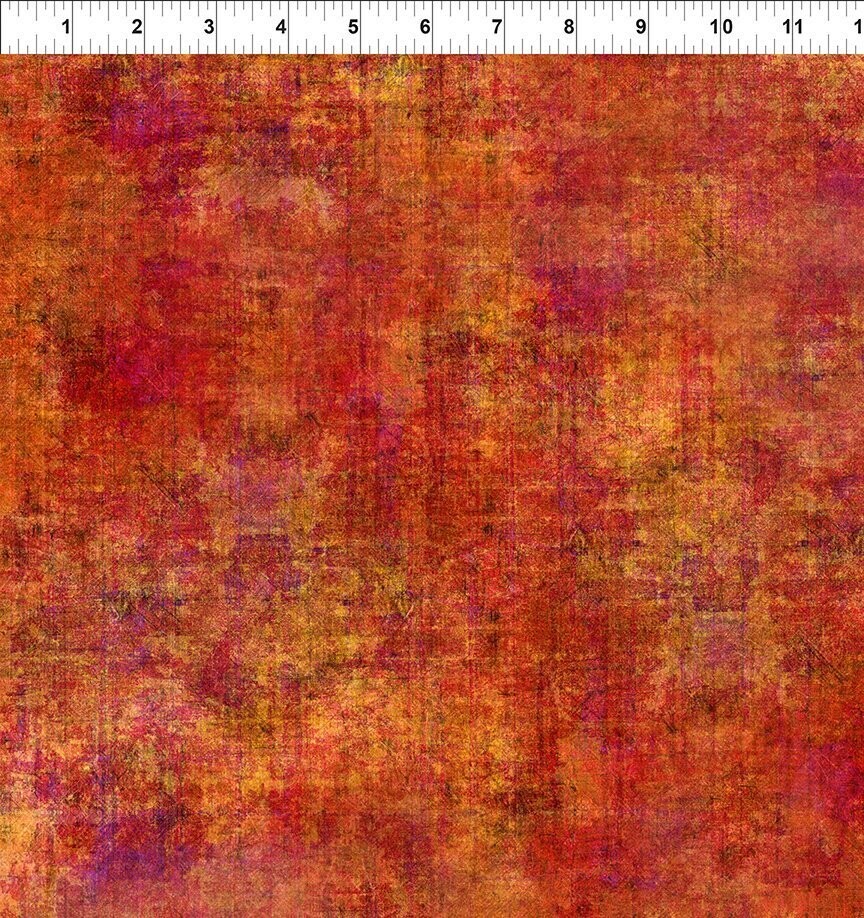 "Halcyon Brushed Orange", hochwertiger Digitaldruck, Batik Optik, 20,90 €/m.