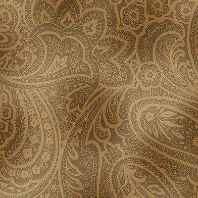 18,00/m, Kanvas Radiant Paisley sepia, eleganter Patchworkstoff