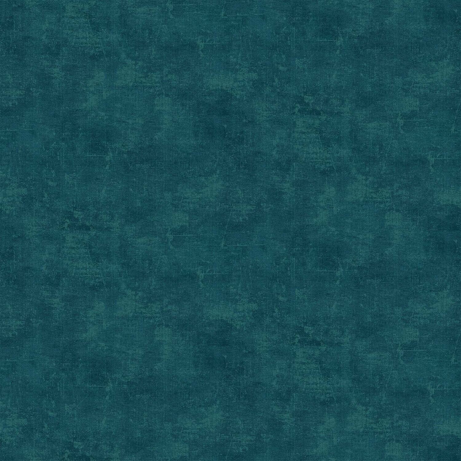 Patchworkstoff Canvas "Peacock" mit eleganten Schraffierungen, türkisblau-grün, meliert, 19,00 €/m*