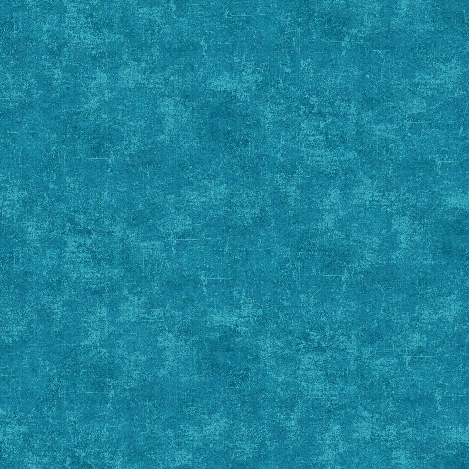 Patchworkstoff Canvas "Ocean Breeze" mit eleganten Schraffierungen, türkisblau, meliert, 19,00 €/m*