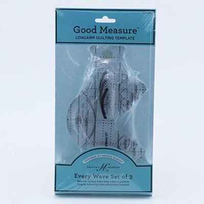 Every Wave Template Set (3pc), Good Measure Amanda Murphy Every Wave Template Set (3pc), Good Measure Amanda Murphy