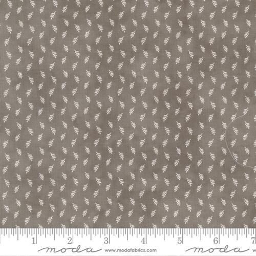 Patchworkstoff "Littlest Leaf Blenders Leaf", Honeybloom Charcoal, Blätter , grau-braun, 21,50 €/m