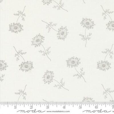 Patchworkstoff Patchworkstoff "Dancing Dandies Florals", Honeybloom, Grey, Dandelion, Pusteblumen, beige, 21,50 €/m