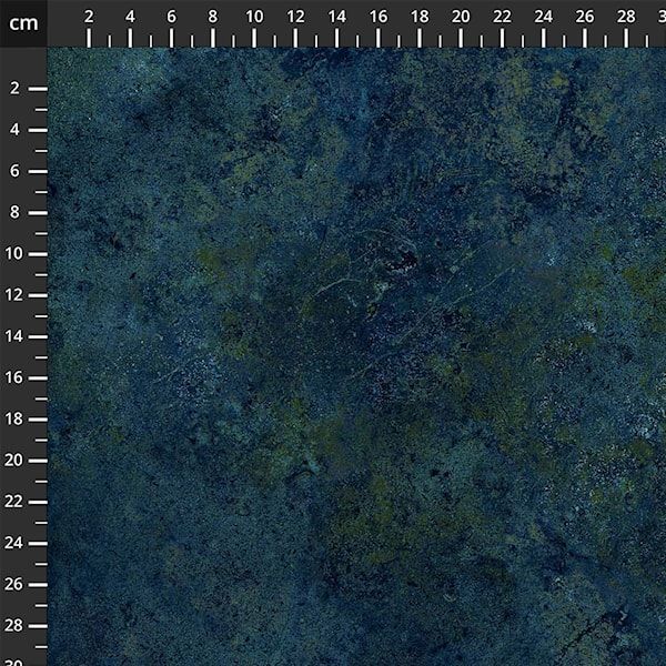 Patchworkstoff Stonehenge Gradations "Blue Planet Dark" Marmor, Steinoptik, blau, grün meliert, 21,50 €/m