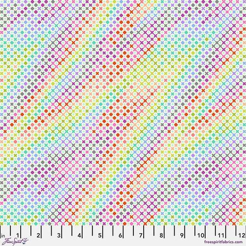 Patchworkstoff "Northern Lites - Mint" der Kollektion ROAR!, grafische Muster, Tula Pink, 19,90/m