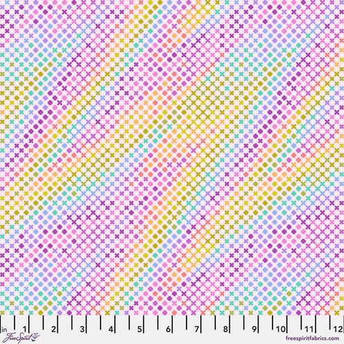 Patchworkstoff "Northern Lites - Blush" der Kollektion ROAR!, grafische Muster in pink, Tula Pink, 19,90/m