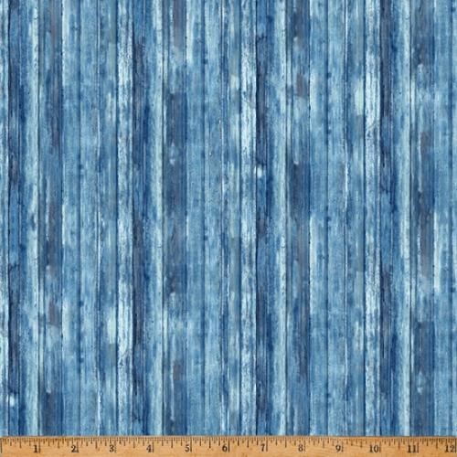 Patchworkstoff "Streifen - Denim", Porch View, Holzplanken in pastell, Hoffmann fabrics, 22,50 €/m*