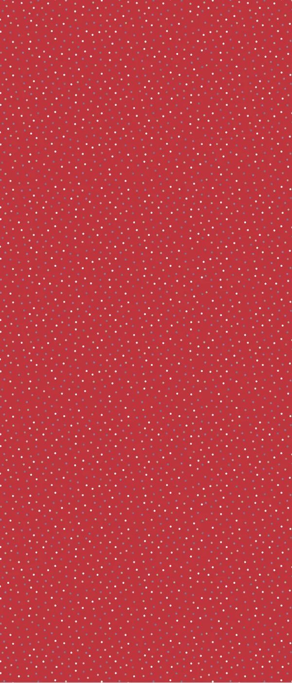 Patchworkstoff Country Confetti "Chili Pepper", rot mit kleinen  Punkten, 21,50€/m*