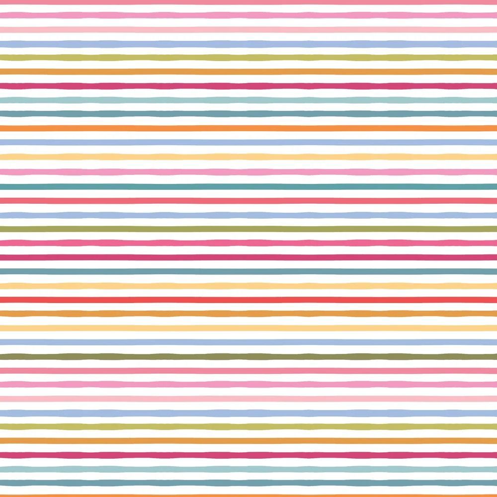 Patchworkstoff Jailhouse Stripes"Elton Multi", Regenbogenfarben, weiß mit schmalen Streifen, 21,50€/m*