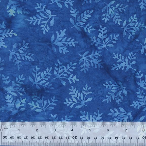 Batik "Fern Leaves" von Jacqueline de Jonge aus der Kollektion "Midnight Moon", 19,50/m