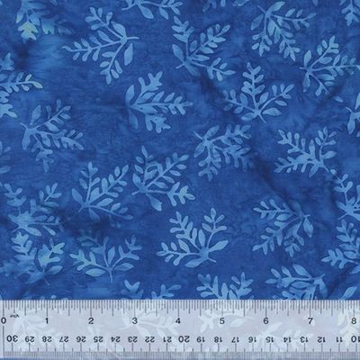 Batik Batik "Fern Leaves" von Jacqueline de Jonge aus der Kollektion "Midnight Moon", 19,50/m