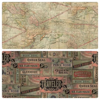 Canvas Stoffe by Tim Holtz